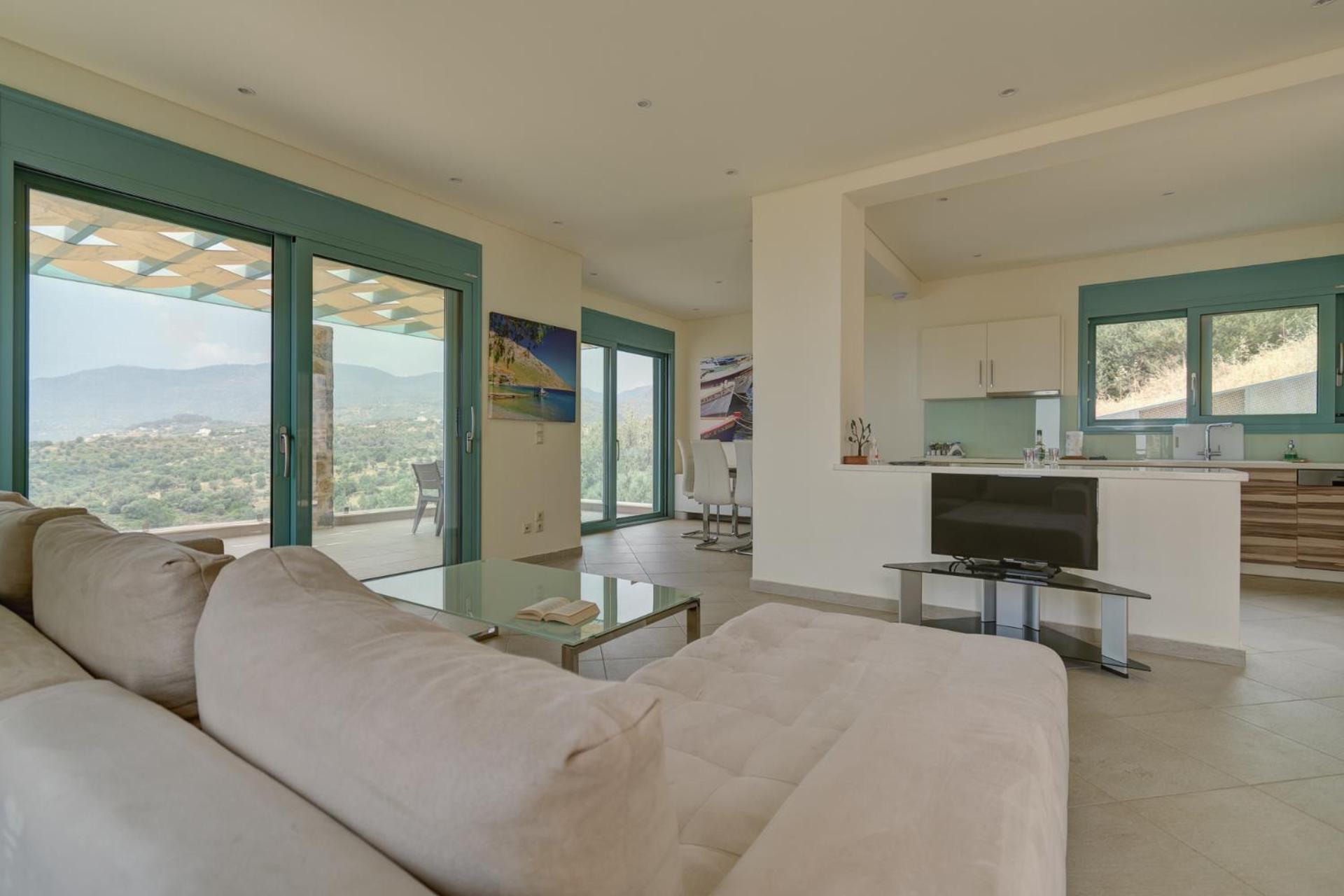Ouzo Panoramic Houses 2, With Private Pool Plomari Dış mekan fotoğraf
