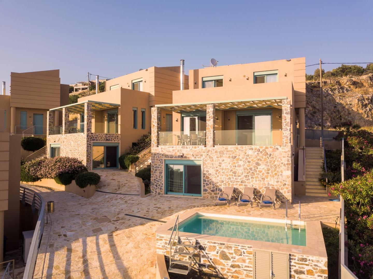 Ouzo Panoramic Houses 2, With Private Pool Plomari Dış mekan fotoğraf