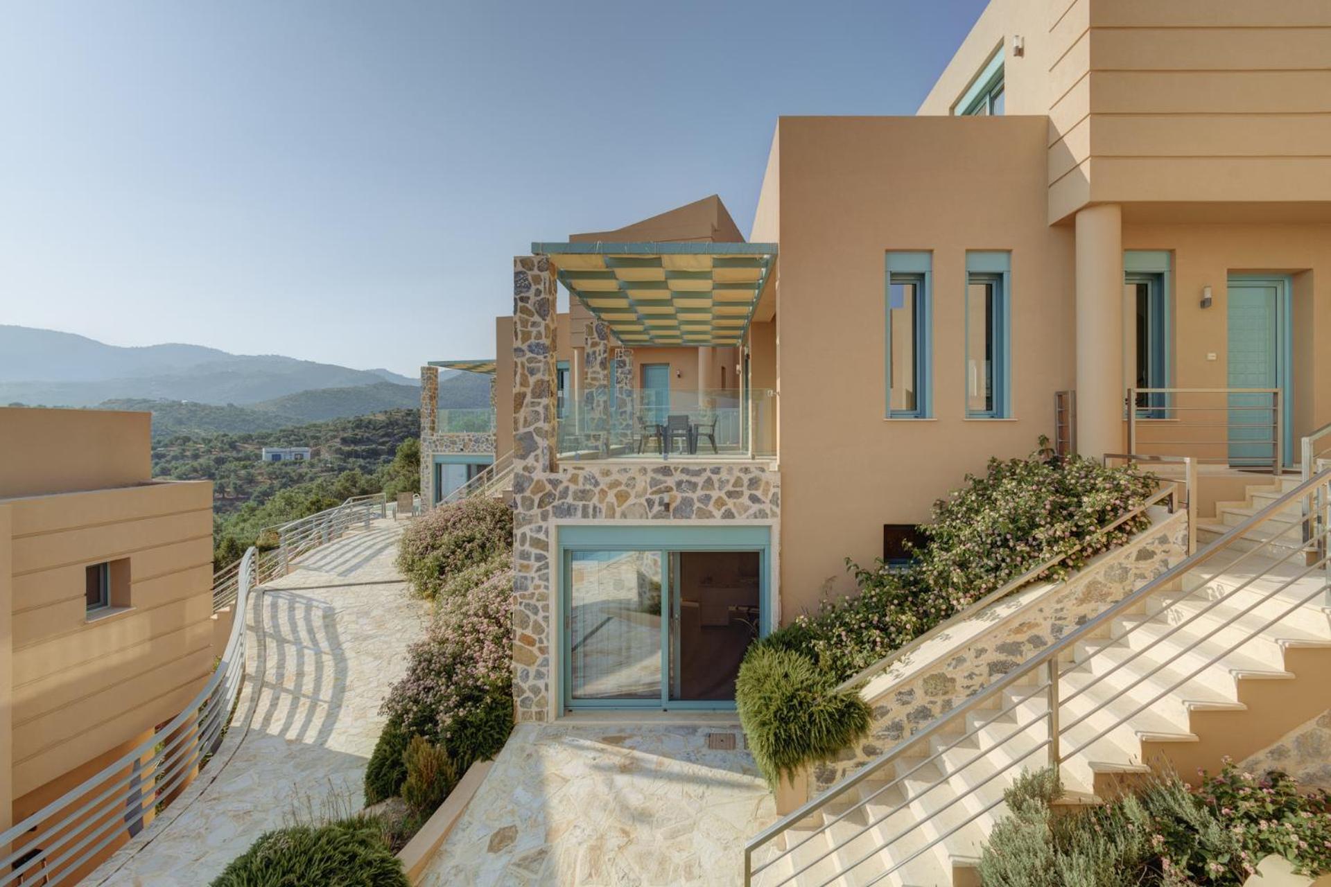 Ouzo Panoramic Houses 2, With Private Pool Plomari Dış mekan fotoğraf