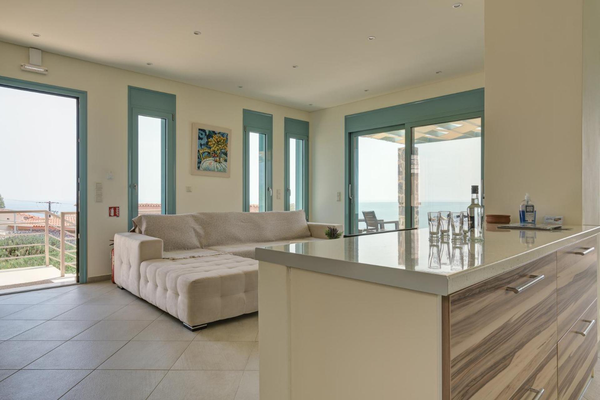 Ouzo Panoramic Houses 2, With Private Pool Plomari Oda fotoğraf